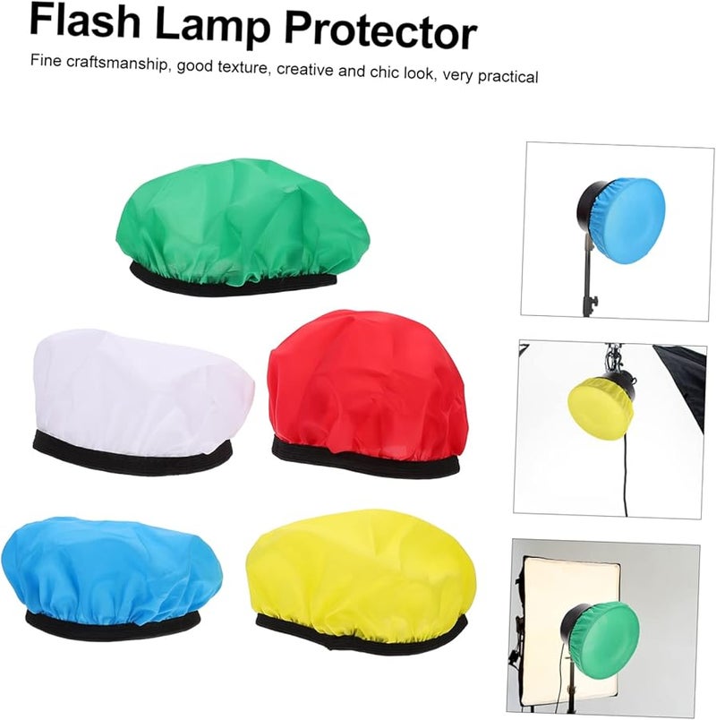 5 قطع غطاء صندوق إضاءة ناعم دائري للفلاش لتجهيزات إضاءة التصوير الاستوديو - Image 4